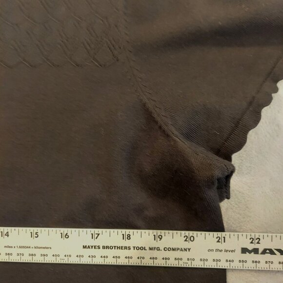 New With Tags Lane Bryant Black Size 14/16 Knit Top Sweater stretch career date - Picture 7 of 12